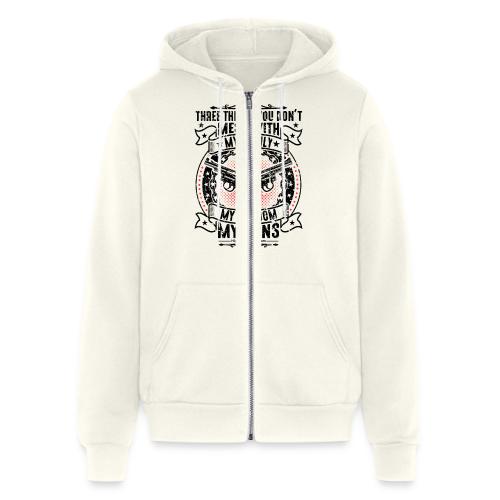 Three Things You Don't Mess With BLACK - Unisex Full Zip Hoodie