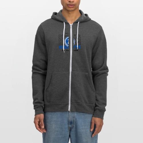 Digibyte. More secure, faster, forward thinking - Unisex Full Zip Hoodie