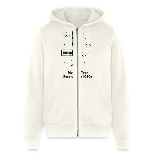My New Year Resolution Is 1080p T-Shirt - Unisex Full Zip Hoodie