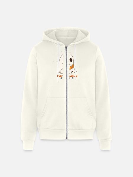 Purrrr-a-normal activity - Unisex Full Zip Hoodie - vintage white