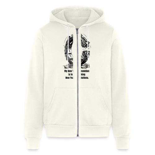 The Resolution Loop - Sarcastic New Year's T-Shirt - Unisex Full Zip Hoodie