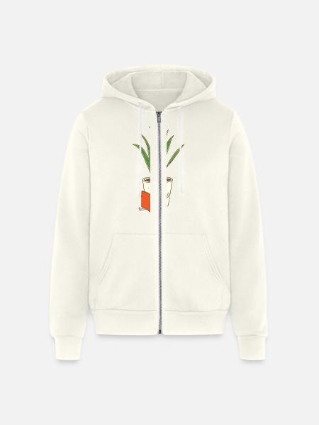 Indoor Plant - Unisex Full Zip Hoodie - vintage white