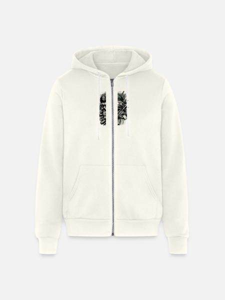 Guardian of Freedom - Unisex Full Zip Hoodie - vintage white