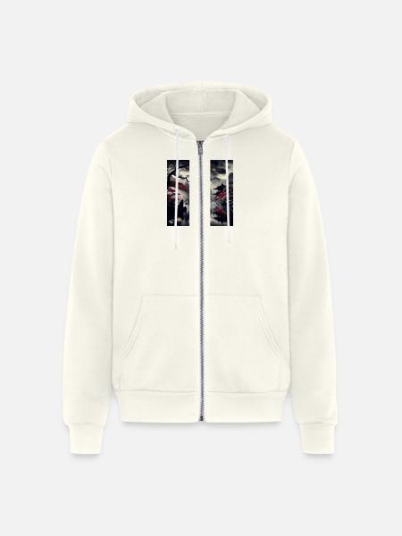 Imagination - Unisex Full Zip Hoodie - vintage white