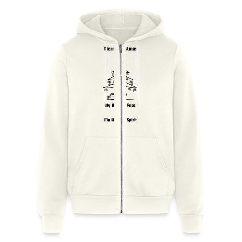 My Resting Face Is My Christmas Spirit T-Shirt - Unisex Full Zip Hoodie