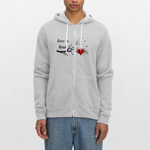 love is kind - Unisex Full Zip Hoodie