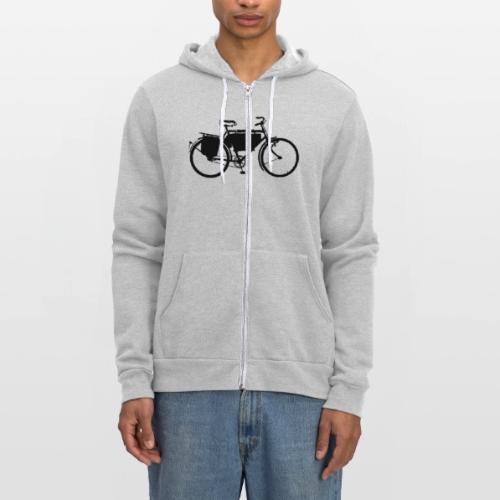 swiss_army_bike_bw - Unisex Full Zip Hoodie