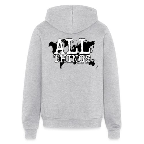 All Things World Map - Unisex Full Zip Hoodie