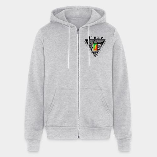 2e REP - Foreign Legion - Badge - Dark - Unisex Full Zip Hoodie