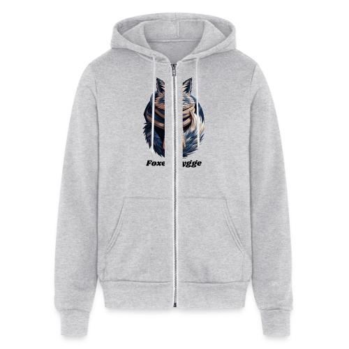 Hygge Ember Fox T-Shirt - Unisex Full Zip Hoodie