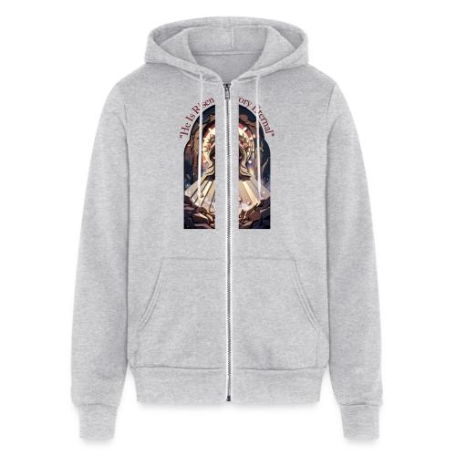 Easter He Is Risen Face of Christ T Shirt, Gift - Unisex Full Zip Hoodie