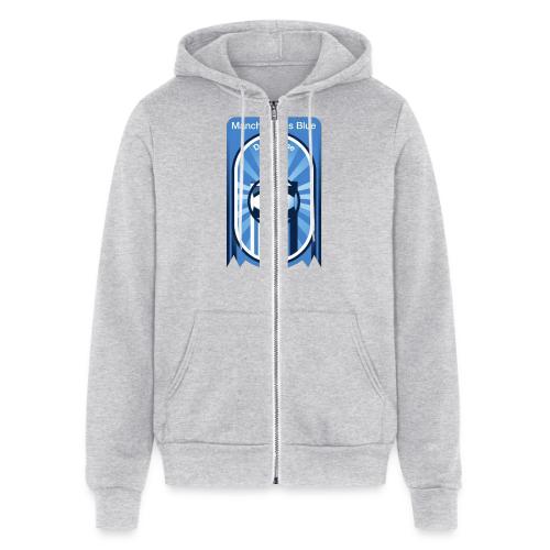 Manchester is Blue Soccer City T Shirt, Apparel - Unisex Full Zip Hoodie