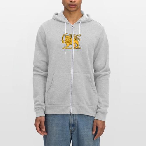 Lion and Sun crown - Unisex Full Zip Hoodie