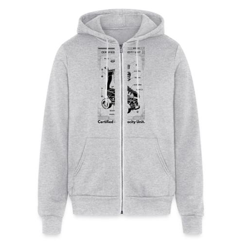 Retro Roller Skate T-Shirt - Unisex Full Zip Hoodie