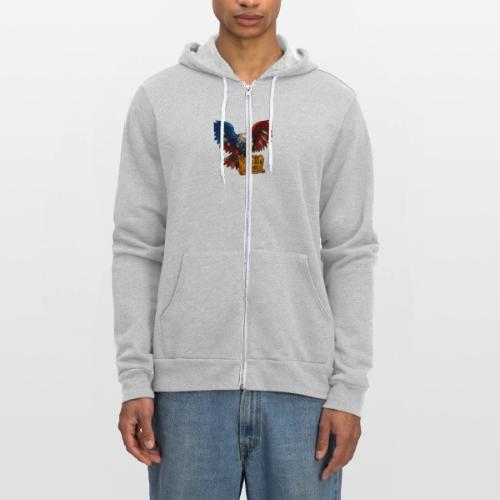 Veterans Press Bald Eagle - Unisex Full Zip Hoodie