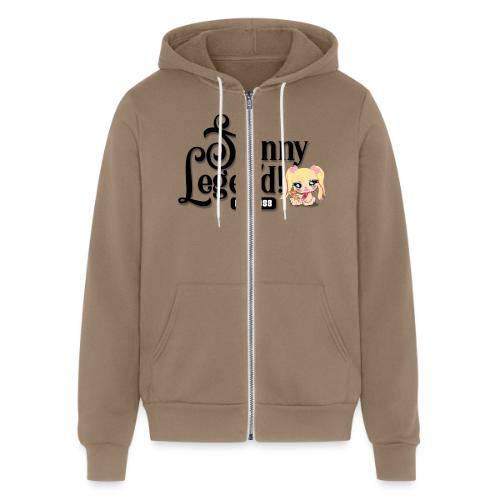 Skinny Legend_onwhite - Unisex Full Zip Hoodie