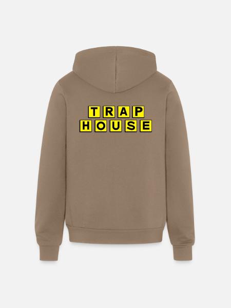 Trap House - Unisex Full Zip Hoodie - cinder