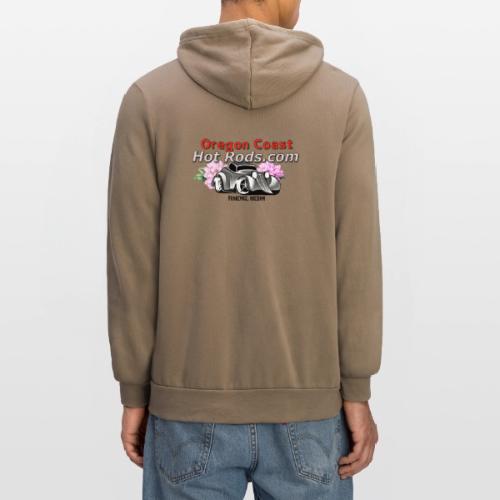 Oregon Coast Hot Rods with Rhody Cruiser Lapel - Unisex Full Zip Hoodie