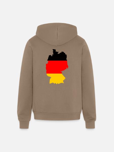 germany - Unisex Full Zip Hoodie - cinder
