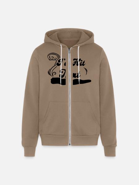 I d Hit That - Unisex Full Zip Hoodie - cinder
