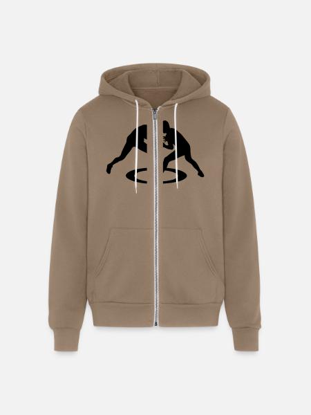 Wrestling, freestyle wrestling - Unisex Full Zip Hoodie - cinder