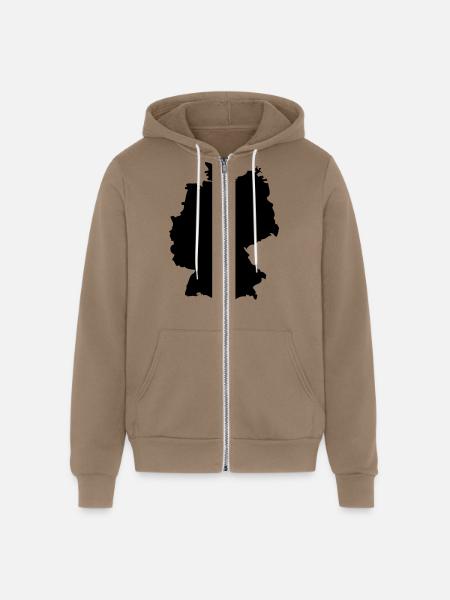 germany - Unisex Full Zip Hoodie - cinder
