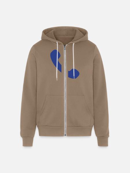 phone - Unisex Full Zip Hoodie - cinder