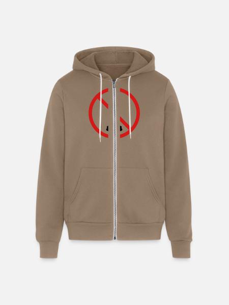 No Chess King - Unisex Full Zip Hoodie - cinder