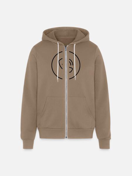 phone call - Unisex Full Zip Hoodie - cinder