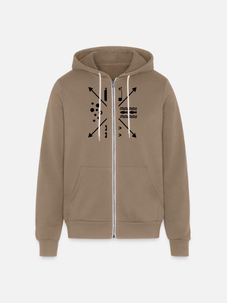 Scuba Diving - Unisex Full Zip Hoodie - cinder