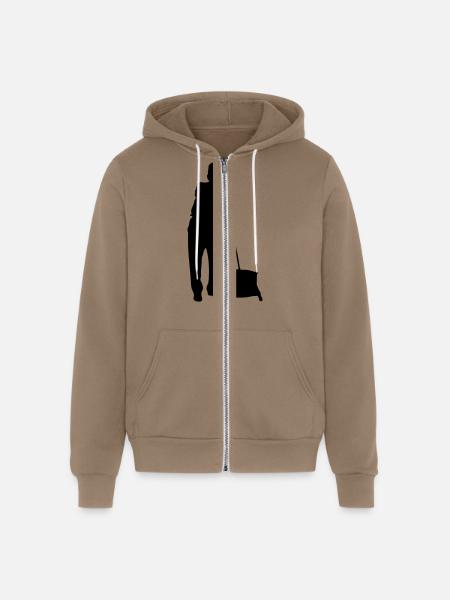 janitor - Unisex Full Zip Hoodie - cinder