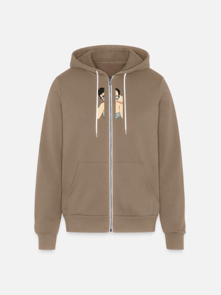 Gorgeous - Unisex Full Zip Hoodie - cinder
