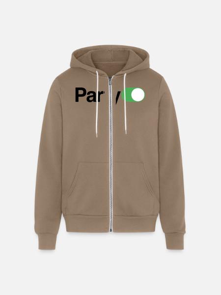 Party On - Unisex Full Zip Hoodie - cinder