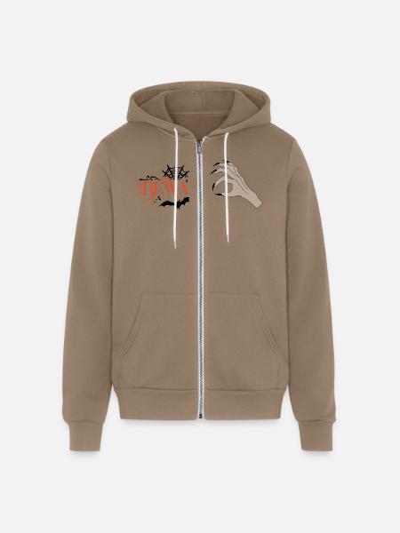 Beware - Unisex Full Zip Hoodie - cinder