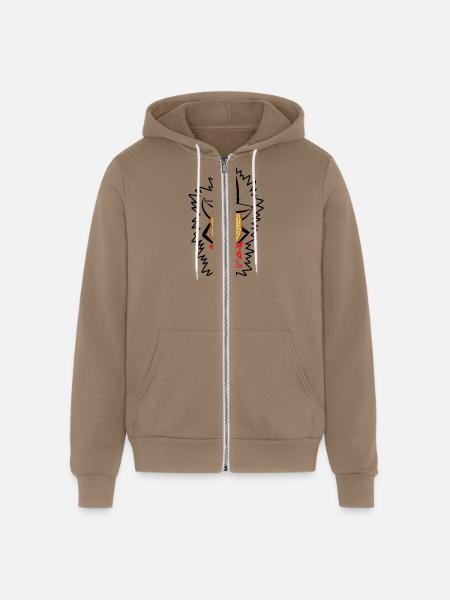 Slim Chipley - Unisex Full Zip Hoodie - cinder
