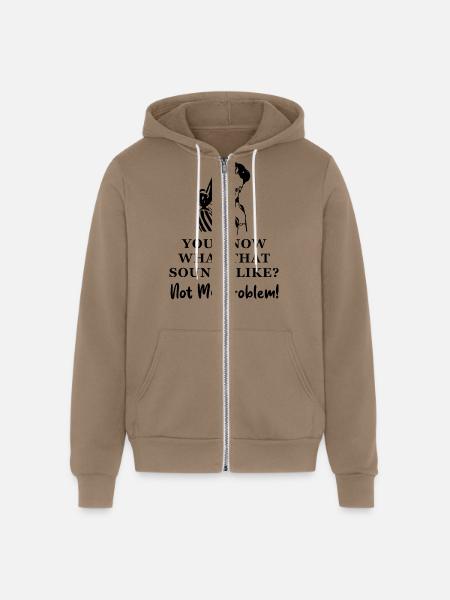 Classic Quip Chic Top - Unisex Full Zip Hoodie - cinder