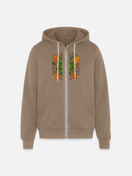 Autumn Greenman - Unisex Full Zip Hoodie - cinder