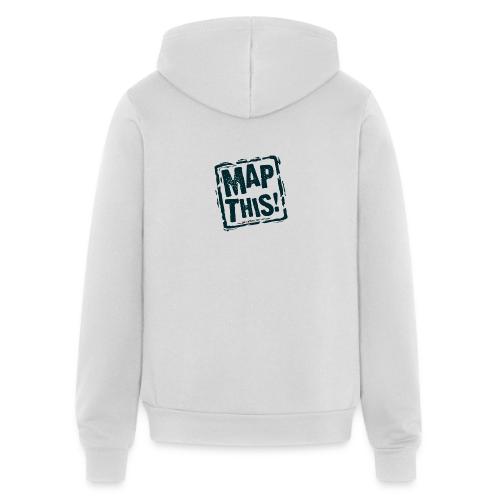 MapThis! Black Stamp Logo - Unisex Full Zip Hoodie