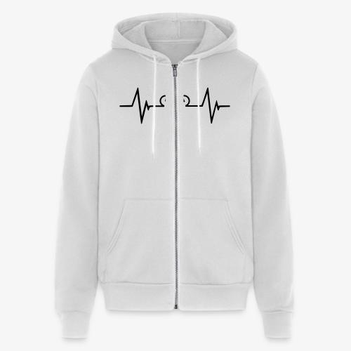 Bicycle Hearbeat - Unisex Full Zip Hoodie