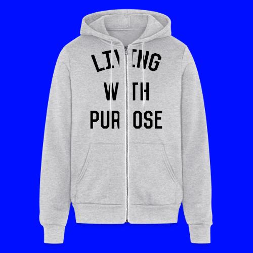 Living with purpose - Unisex Full Zip Hoodie