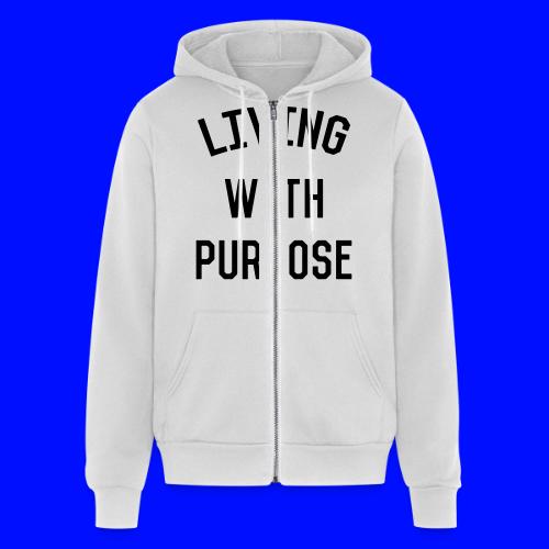 Living with purpose - Unisex Full Zip Hoodie