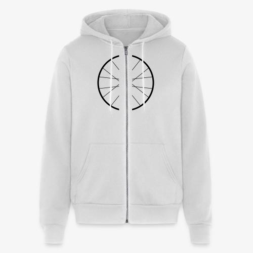 Bicycle Wheel - Unisex Full Zip Hoodie