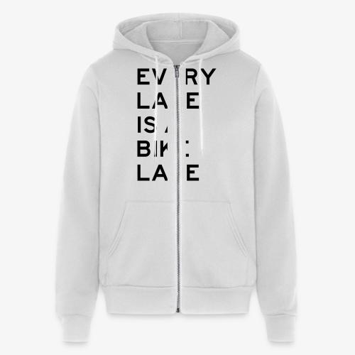 Every Lane is a Bike Lane - Unisex Full Zip Hoodie