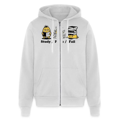 Funny Student Study Panic Fail Back To School - Unisex Full Zip Hoodie