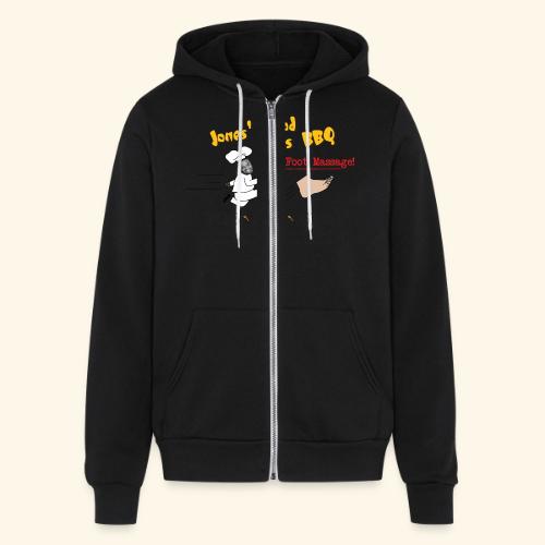 Jones Good Ass BBQ and Foot Massage logo - Unisex Full Zip Hoodie