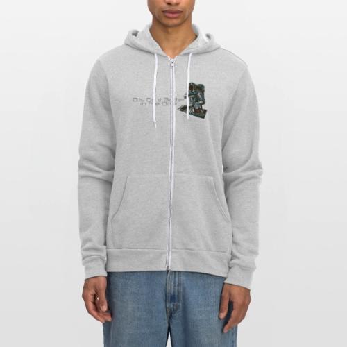 DJs do it better in the dark - Unisex Full Zip Hoodie