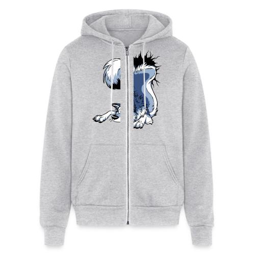 UN-STUCK Blue Husky - Unisex Full Zip Hoodie
