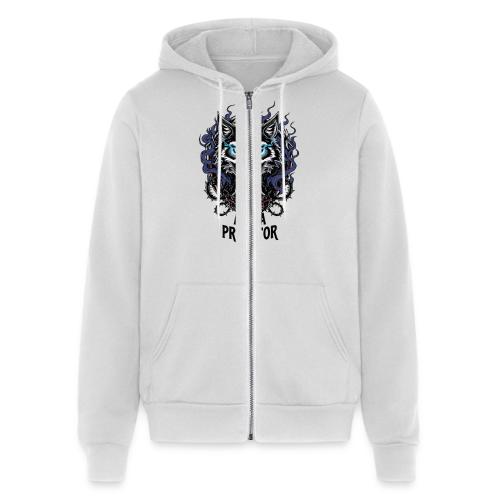 Alpha Predator Wolf Fierce Neon Eyes - Unisex Full Zip Hoodie