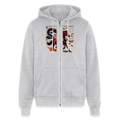 Year of the Horse Victory T Shirt, Lunar New Year - Unisex Full Zip Hoodie