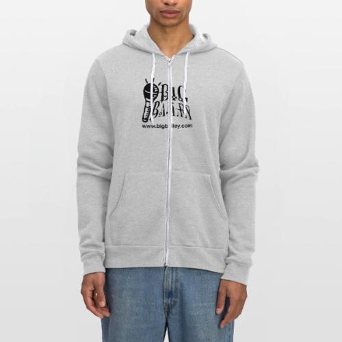 BIG Bailey LOGO and Website Black Artwork - Unisex Full Zip Hoodie